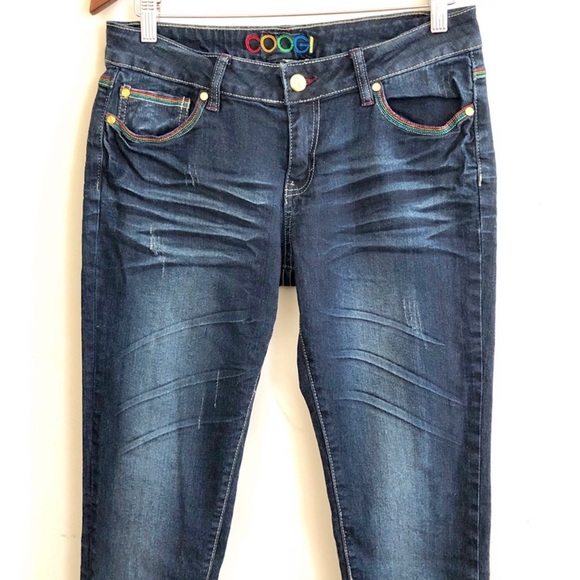 EUC Coogi dark blue jeans size 9-10 - Picture 3 of 5